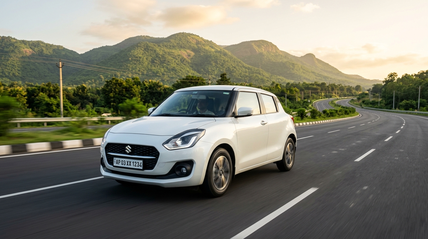 Maruti Suzuki Swift rental in Tirupati